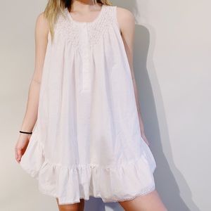 Vintage nighty with light polka dots